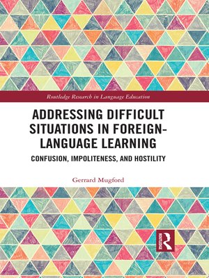 cover image of Addressing Difficult Situations in Foreign-Language Learning